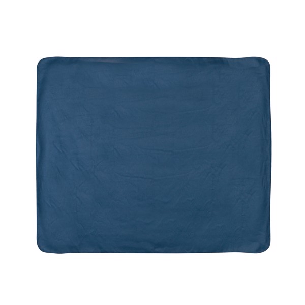 Fleece blanket in pouch - Navy