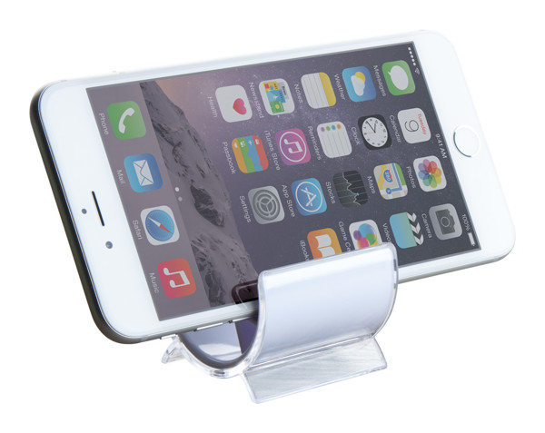 Mobile Holder Barry - White / Transparent