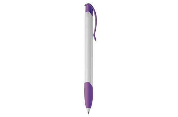 Apollo ball pen hardcolour - White / Purple