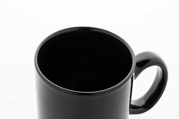 Farebný Keramický Hrnček Kolomu - Black