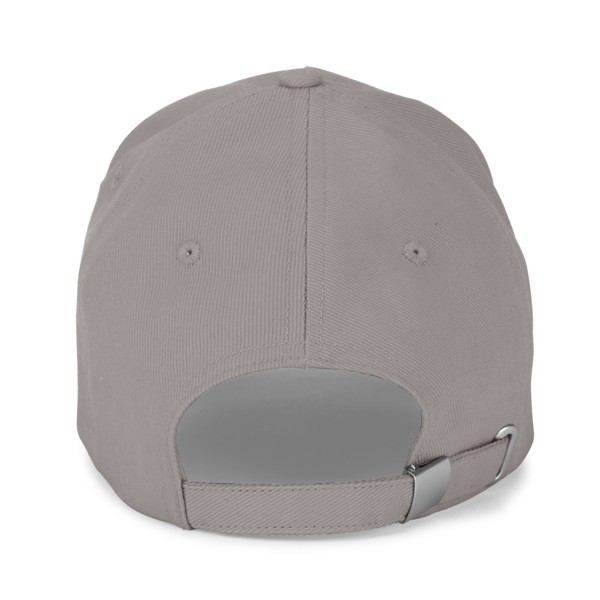 ASHTON. Čepice ze 100% bavlny (260 g/m²) s 5 panely - Světle Šedá