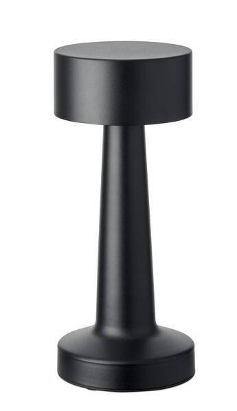 Nabíjateľná železná stolová lampa Hierluz - Čierna