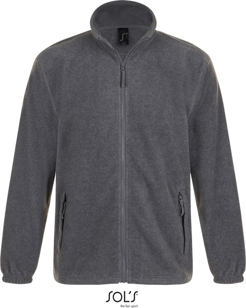 Fleece Jacket SOL'S | North - Grey Melange / S