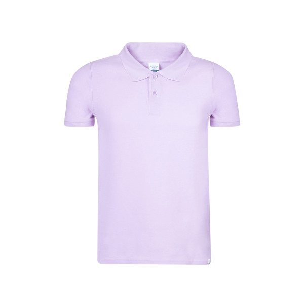 Polo de Algodão - Pastel Rosa 