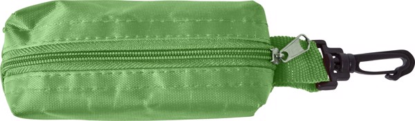 Polyester pouch with pencils - Green