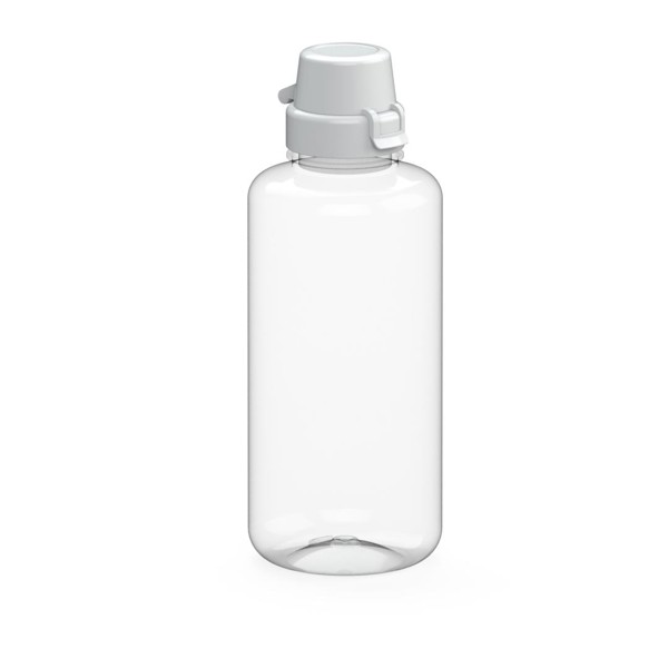 Drinking Bottle "School", 1 L, Renew - Transparent / White