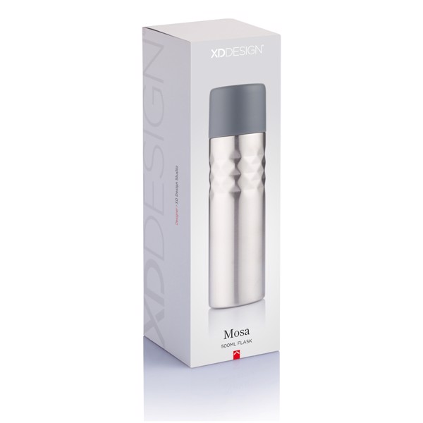 Xd Design Mosa flask, 500ml, stainless steel - Anthracite
