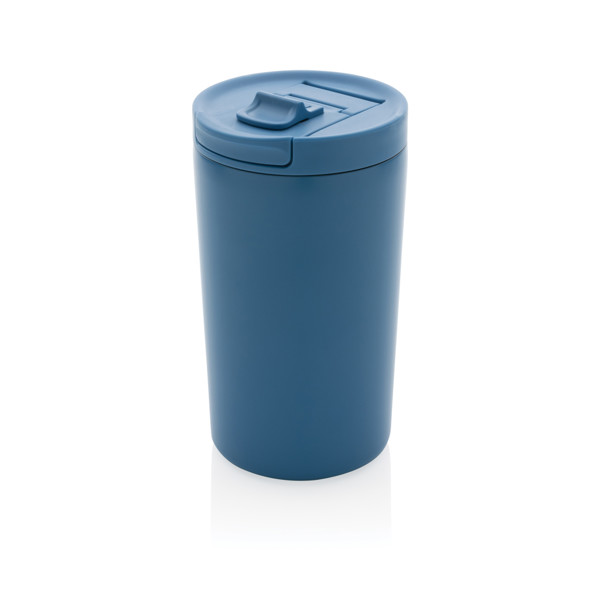 Mug 300ml isotherme et étanche en acier recyclé RCS - Bleu