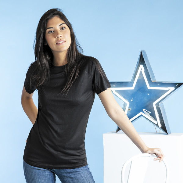 Camiseta Adulto Tecnic Dinamic - Negro / S