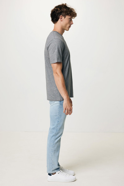 T-shirt léger en coton recyclé IQONIQ Sierra - Light Heather Anthracite / S