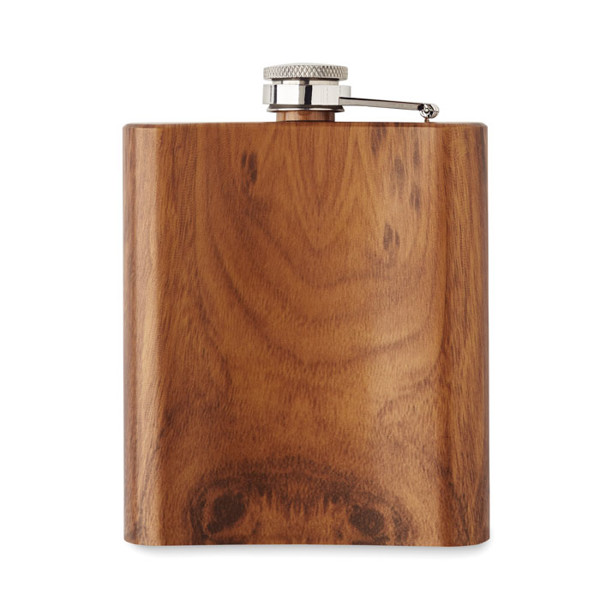 Namib hip flask, recycled steel, 190 ml