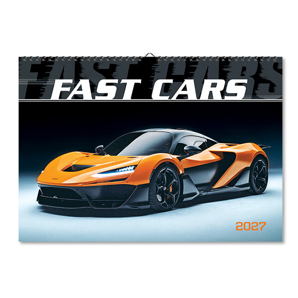 Nástenný kalendár Fast cars 2027