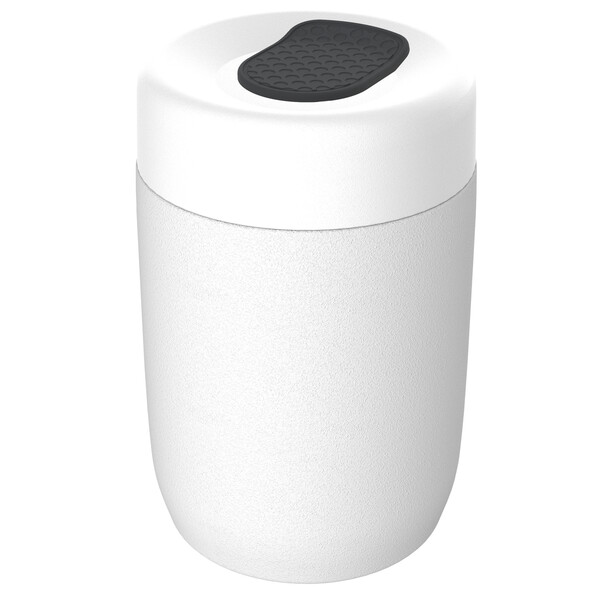 myNIZZA - pot: white, Lid: dark grey