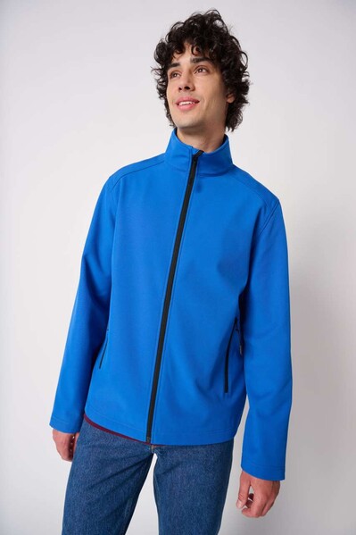 Men's Basic Softshell Jacket - Ideal Dark Grey / 2XL