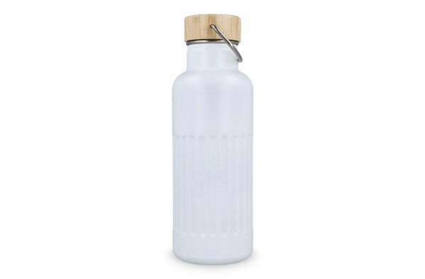 Bouteille isotherme en acier inoxydable recyclé 500 ml - Blanc