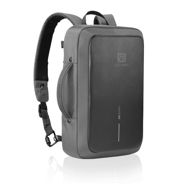Xd Design Bobby Bizz 2.0 backpack, rPET, 16'' laptop - Grey / Black