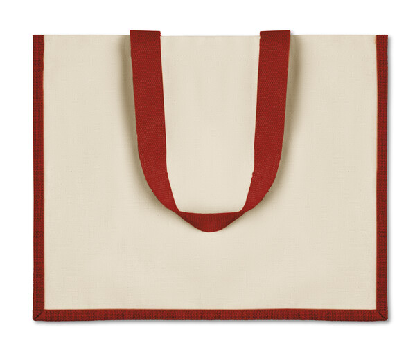Sac de courses en toile de jute et Campo De Fiori - Rouge