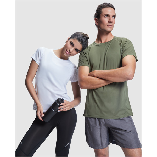 T-shirt sport Montecarlo maille piquée à manches courtes pour homme - Rossette / S