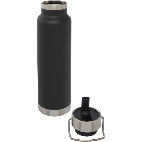 Thor 750 ml copper vacuum insulated sport bottle - Black