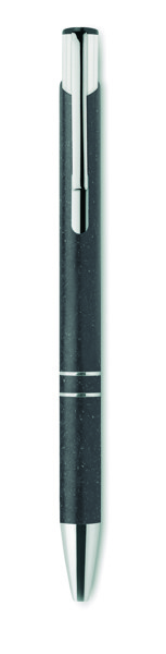Wheat Straw/ABS push type pen Bern Pecas - Black