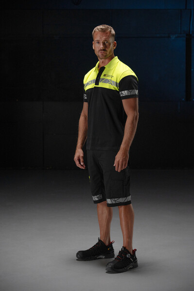 7003 POLO PIQUE PGL Grey/Black L