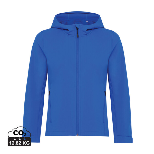 Veste femme soft shell en polyester recyclé IQONIQ Makalu - Bleu Royal / XXL