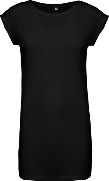 Ladies' Long T-Shirt - Black / L/XL