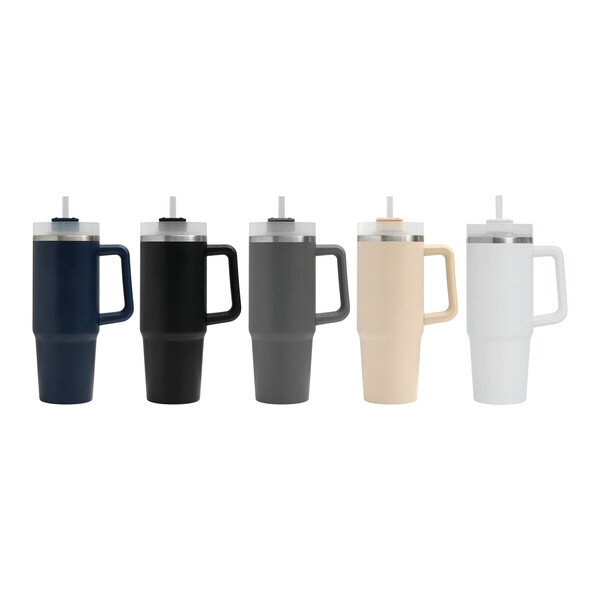Vacuum Drinking Cup Drink Deluxe - White
