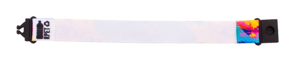 Mojo RPET bracelet, recycled polyester - White