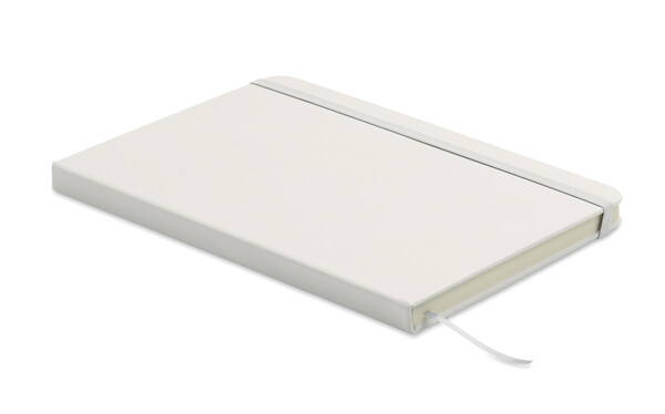 Notebook A5 in PU riciclato Arcoloop - Bianco