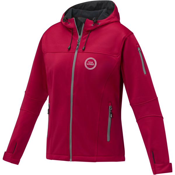 Veste Softshell Match pour femme - Rouge / XL