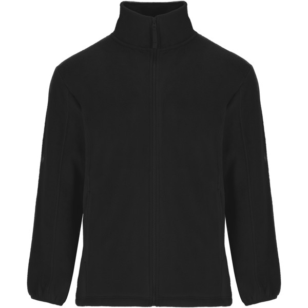 Artic kids full zip fleece jacket - Solid Black / 4