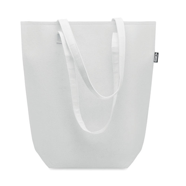 RPET felt event/shopping bag Nata - White