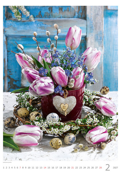 Calendar Magic Flowers