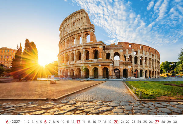 Calendar World Wonders