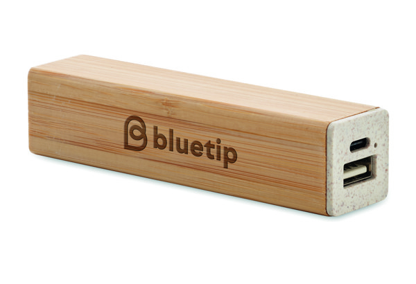 Powerbamc bamboo power bank, 2600 mAh