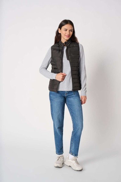 Ladies Padded Bodywarmer - Ideal Urban Khaki / XL
