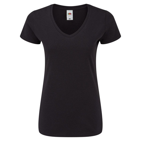 Camiseta Mujer Color Iconic V-Neck - Negro / M