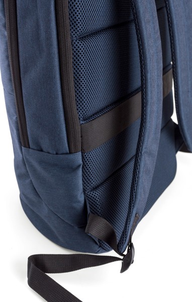 Polyester (600D) laptoptas Nicolas - zwart
