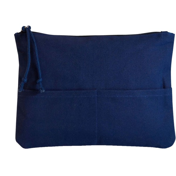 Citizen Green Zipzip organic cotton accessory pouch - Navy