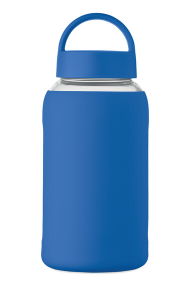 Bouteille verre borosilicate Boris - Bleu Royal