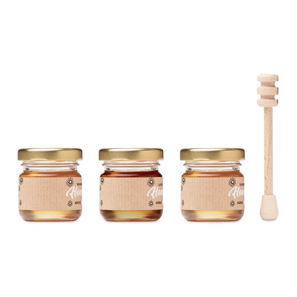 MB - Set of 3 wildflower honey Beebee Set