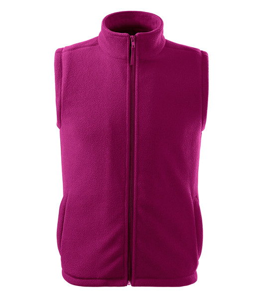 Fleece Vesta Unisex Rimeck® Next - Fuchsia Red / M