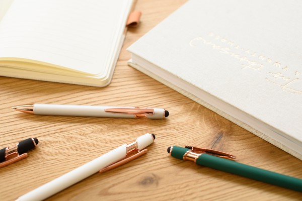 Alumiininen kuulakärkikynä Anthony - Valkoinen