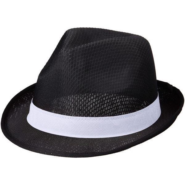 Sombrero "Trilby" - Negro intenso