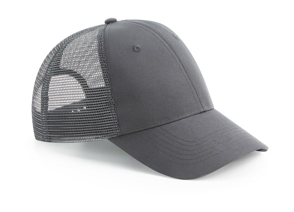 Recycled Urbanwear 6 Panel Snapback Trucker - White / ONE SIZE