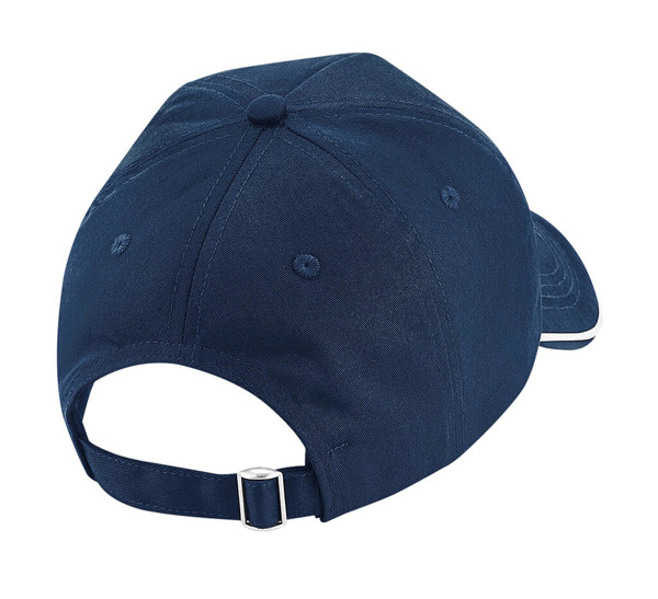 Cappellino 5 Pannelli Authentic - Visiera Piped - White / French Navy / ONE SIZE