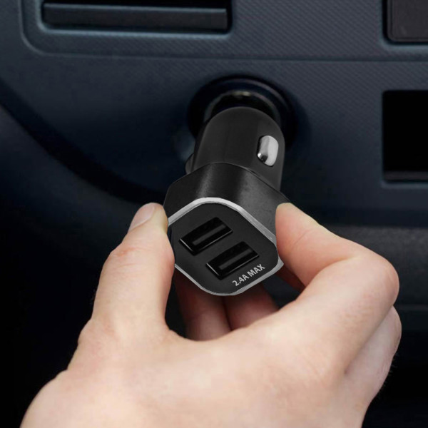 TABO - TURBO CAC 2USB CHARGE RAPIDE NOIR