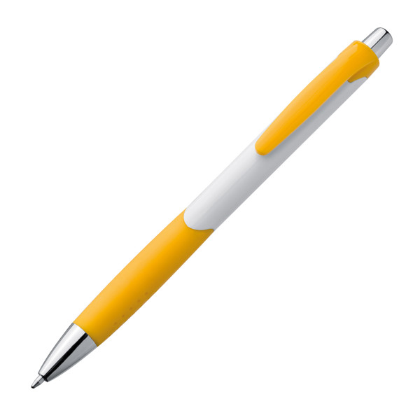 HARRIET Plastové guľôčkové pero - Yellow