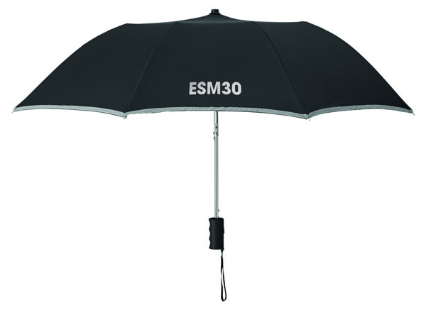 21 inch 2 fold umbrella Neon - Black
